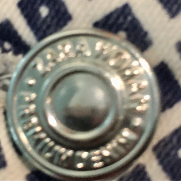 Zara White & Blue Pattern Skinny Jeans - Picture 6 of 14